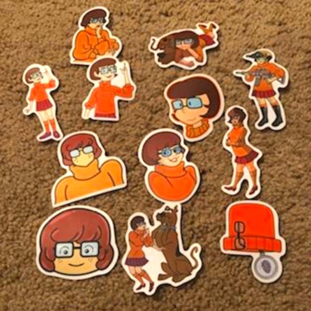 Velma 3D stickers